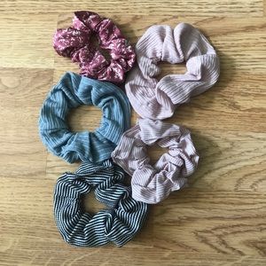 Collection of 5 American Eagle Scrunchies